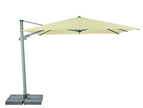 Suncomfort by Glatz Sonnenschirm Varioflex, ecru, 300 x 300 cm quadratisch,...