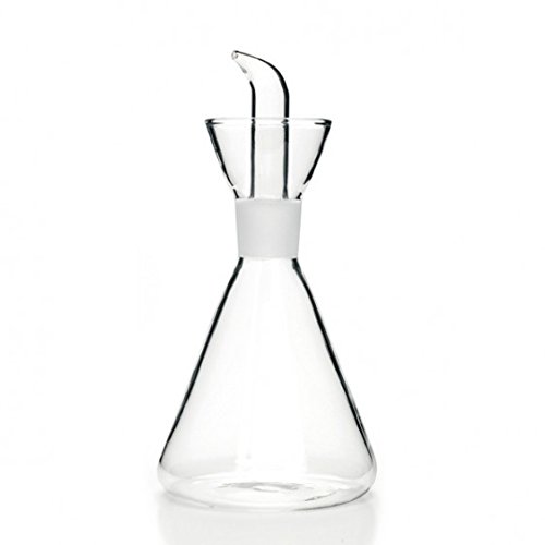 ANGOPE Aceitera vinagrera antigoteo de Cristal - Forma cónica - Capacidad 1 litro Cover