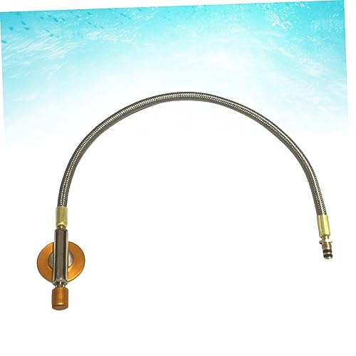 NULYLU Camping Gasherd Anschlussleitung 30CM Flexibler Brenner Schlauch Universelles Gasventil Für Gaskocher Und Campingkocher Robuste Und Langlebige Konstruktion Ersatzteil Für