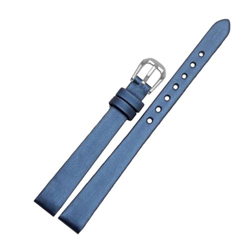 PUCHEN Lederarmband für Damenuhren 6 mm 8 mm 10 mm 12 mm 14 mm, Ersatzarmband für Uhren, Damenuhrenarmband,8mm