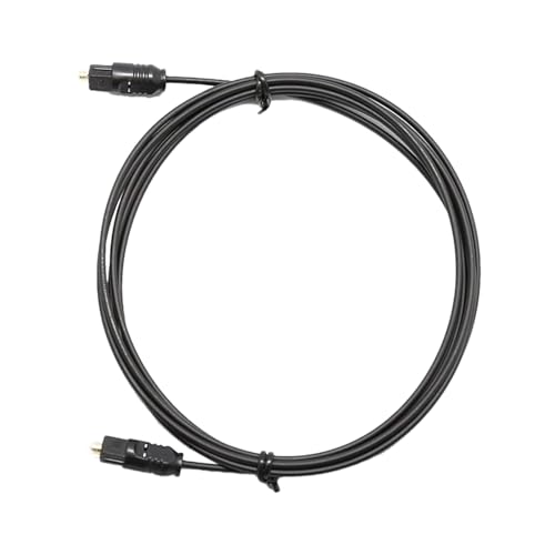 Cable de fibra óptica, cable de audio óptico para barra de sonido, cable de fibra óptica de audio digital, cable de fibra óptica de audio digital de 1,5 metros, altavoz de audio de metal para cine en