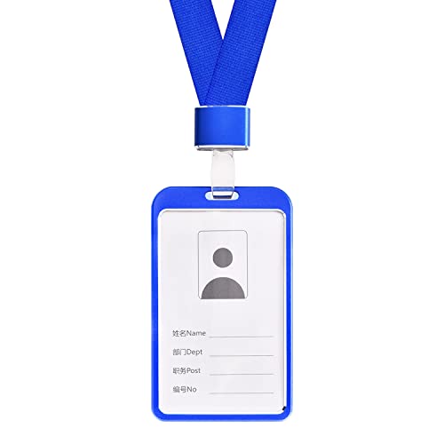 A Box Of 10Pcs High-Grade Highlight Metal Aluminum Alloy Badge Clip, Work Card, Badge, Work Permit, Bus Card, Access Control Card, Exhibition Card, Student Id Card Hanging Rope Card Set (Silver:10Pcs) #TOP1