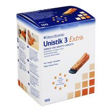 UNISTIK 3 Extra Insert Profondeur 2 mm Lot de 100