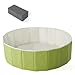STARBOLO Ball Pits - 4 feet Ball Pit for Kids/Baby Play Yard/Baby Playpen/Fence for Baby, No Need Inflate Folding Portable, More Than 12 Sq.ft Play Space for Toddlers, Dogs (Green Tea)