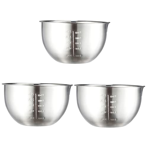 UPKOCH 3Pcs Tigela Batedor De Ovos Tampa Tigelas De Metal Tampas Tigelas De Salada Tampas Panela De