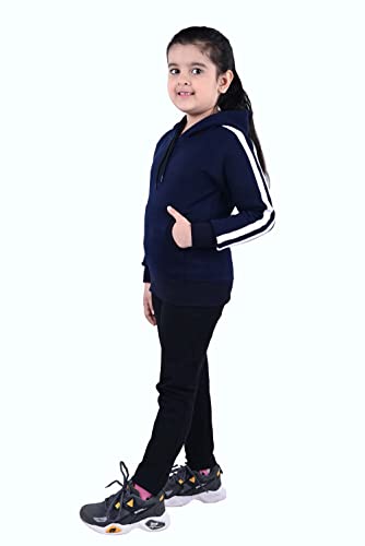 Image of AHHAAAA Cotton Blend Girls Hoodie Sweatshirt 4004G