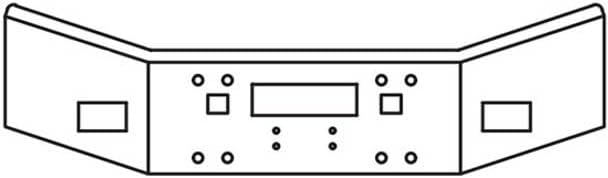 Replacement for Kenworth T800 Year 1999 14IN Tapered END Bumper WMOUNT 2SQUARE Fog Light Standard Step External Bolton Tow Hitch by Technical Precision