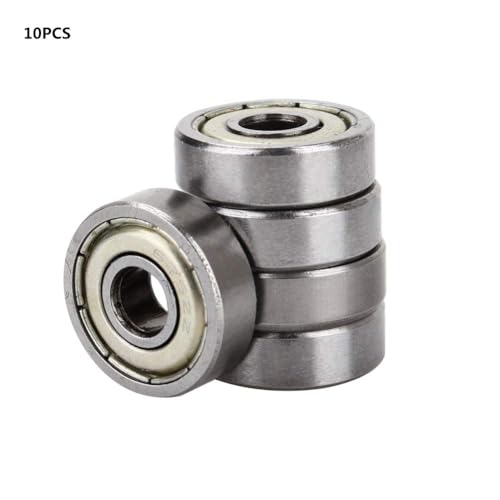 Syrisora ​​10 Pçs/lote 625ZZ Rolamentos Rígidos de Esferas Em Miniatura de Borracha Selado Com Metal