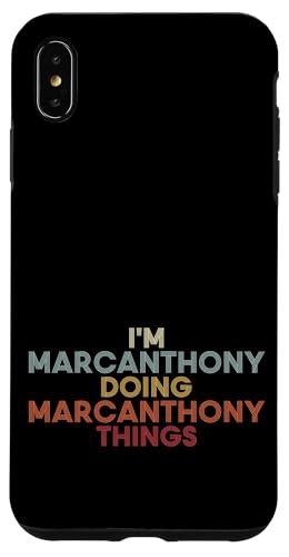 Marcanthony Name Marcanthony Personalized Name First Given �X�}�z�P�[�X iPhone XS Max �p
