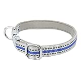 Collar para Grabado Reflectante Ajustable Suave para Cachorros PEQUEÑOS, MEDIANOS Y Grandes (M)