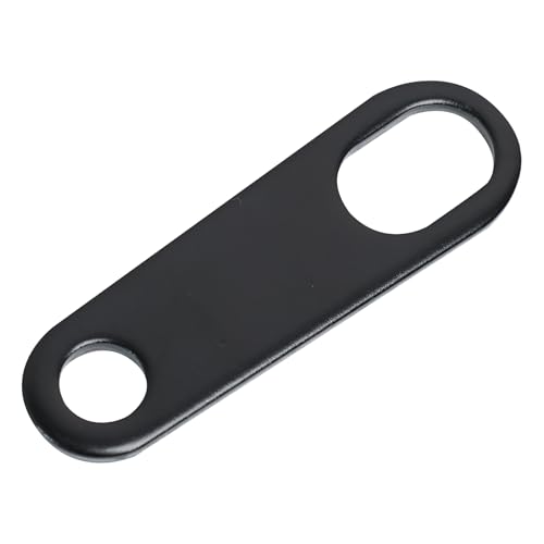 Halterung für Motorrad Glöckchen, Schwarz - Universal Edelstahl Befestigung für Guardian Gremlin Lucky Bell, Robust und Wetterfest, Ideal für Biker und Motorradfahrer, Einfache Montage, 68mm x 20mm