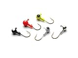TIN ROUND JIGS 1/16 oz. Painted with eye 5 pc