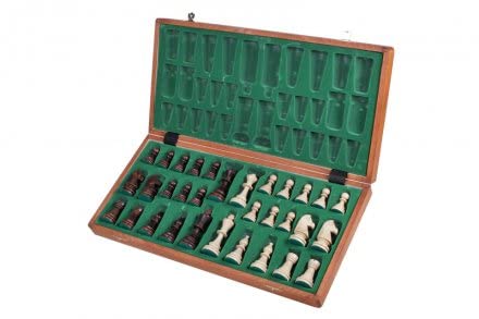 Jeu d'échecs en bois européen N°6 : le cadeau idéal pour passionnés