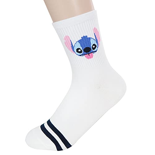 Socksense Cartoon Character Series Women's Original Crew Socks (M Family_5Pairs) #TOP6
