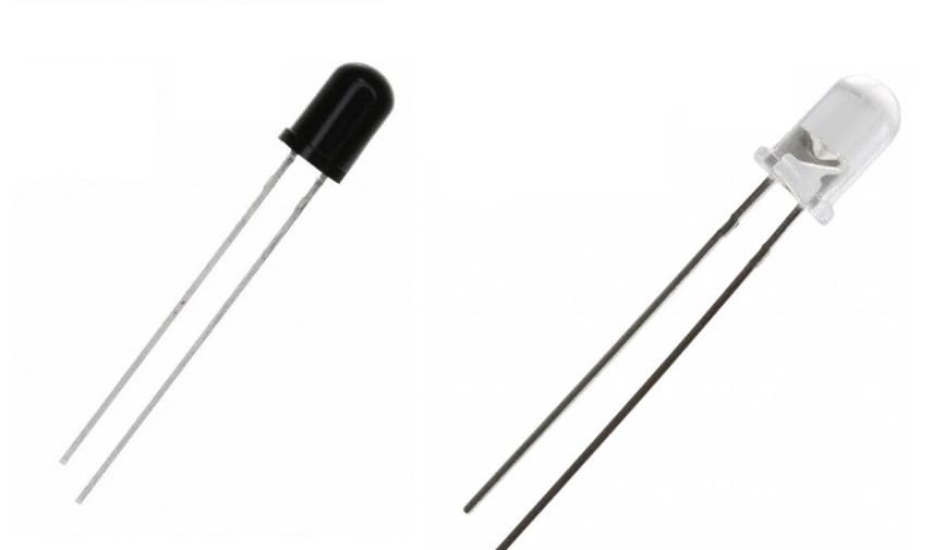 10 x LED 3 mm infrarouge émetteur/récepteur 940 nM photodiode récepteur diode