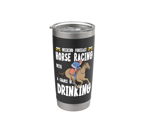 Pronóstico del fin de semana Carreras de Caballos Bebidas Vaso térmico de acero inoxidable de doble pared