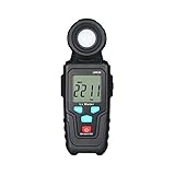 ★ PANTALLA LCD DE LUZ DE FONDO: La pantalla LCD de luz de fondo con LUX, FC, Min, Max, indicación; Función MAX / MIN, detección de baja potencia, para que pueda cambiar la batería de apagado a tiempo; puedes Auto Power Of.
