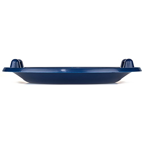 Lucky Bums Plastic Saucer Snow Sled, Blue, 25 inch diameter