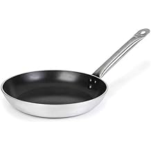 LACOR Chef Aluminium Non-Stick Frying Pan, Silver/Black, 36 cm
