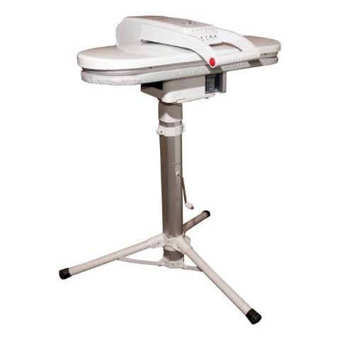 Mega Steam Ironing Press by Speedypress (64cm x 27cm) with Telescopic Height-Adjustable Press Stand + Free Replacement Cover & Foam (RRP £39.00) Cover
