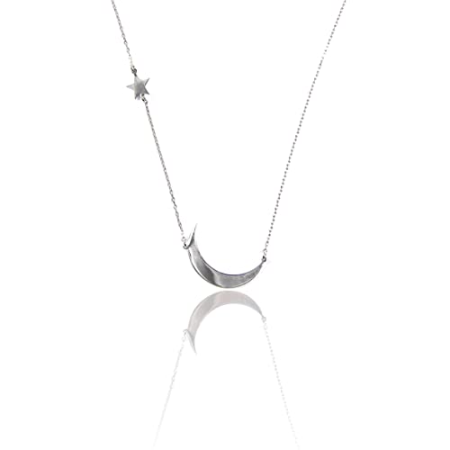 [COLD FRAME]RETRO CRESCENT MOON SILVER NECKLACE☆日本未入荷 RETRO CRESCENT MOON SILVER NECKLACE