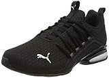 Schnürung ist übertrieben Puma Herren Axelion Block Sneaker, Schwarz Black White, 47 EU