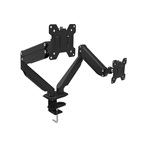 Multilaser Suporte de Mesa Articulado p/até Dois Monitores 17''- 32'' Com Ajuste de Altura e Pistão a Gás, Preto