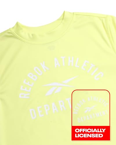 Reebok Boys' Rashguard Set - UPF 50+ Short Sleeve Sun Shirt and Bathing Suit Boardshorts - Swimwear Set for Boys (4-12)3