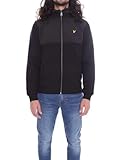 Lyle and Scott Softshell Jersey Zip Kapuzenjacke schwarz, M