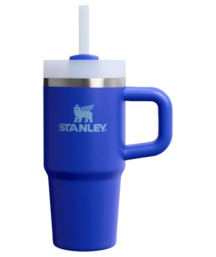 Image of STANLEY Quencher H2.0 Tumbler with Handle and Straw 14 oz | Flowstate 3-Position Lid | Cup Holder Compatible for Travel | Insulated Stainless Steel Cup | BPA-Free | Cobalt