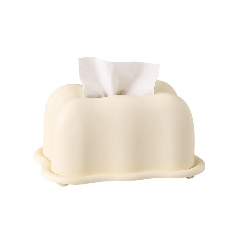 Łatwe zadania Pudełko na ręczniki papierowe, minimalistyczny rysunek, dekoracja salonu, stół jadalny(Beige)