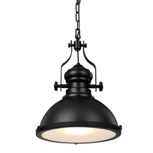 Lustre encastré en métal pour sublimer un plafond bas sans encombrer l'espace