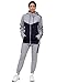 John Kayna Damen Jogginganzug | Streetwear | Fitness | Sportanzug | Hoodie-Sporthose | Jogging-Anzug | Trainings-Anzug | Jogging-Hose | Modell 1053AC-JK (Grau, XL)