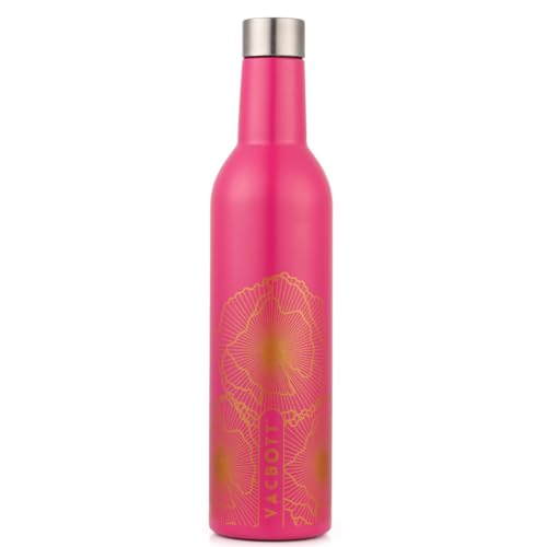 Image of Clay Craft Vacbott IVY Wine Gold Double Walled|18 Hours Hot and 24 Hours Cold Water Vacuum Insulated Flask Bottle|1 Pcs|1000 ml Water Bottles|Travelling|BPA-Free|BIS Certified|1Year Limited Warranty