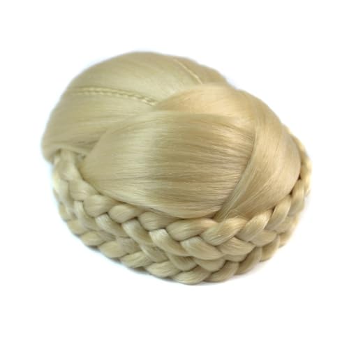 Chignon double tresse postiche idéal pour coiffure de soirée