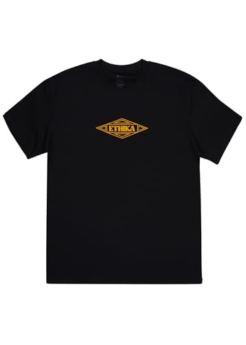 Ethika T-shirt graphique Dimante Crest imprimé artistique premium et coton doux