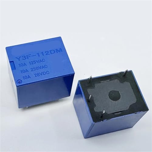 Relais 4 broches Y3F-112DM T73A 12V 10A pour intégration sur circuit imprimé traversant