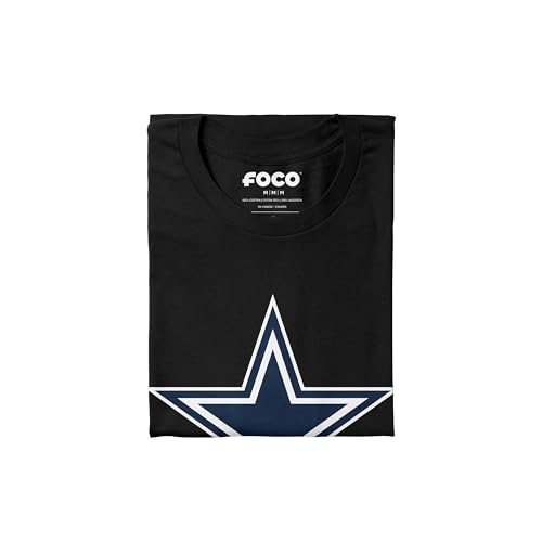 Image of FOCO Men's NFL Team Primary Logo Black Short Sleeve T-Shirt