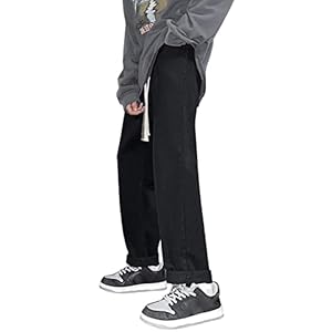 Jeans Herren Stretch Regular Fit Jeanshose Hose Denim Blau Outdoor Hosen Sweatpants y2k Open Leg Jogger Männer Hose Pants Vintage Loose Hip Hop