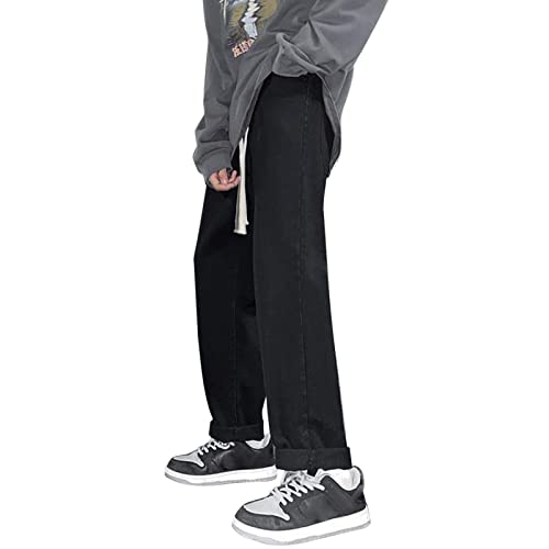 Jeans Herren Stretch Regular Fit Jeanshose Hose Denim Blau Outdoor Hosen Sweatpants y2k Open Leg Jogger Männer Hose Pants Vintage Loose Hip Hop