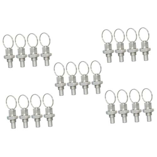 OSALADI 5sets Spring Pull Pin Spring Loaded Knob Catch for Electrical Appliances Mechanical Accessories 4pcs*5