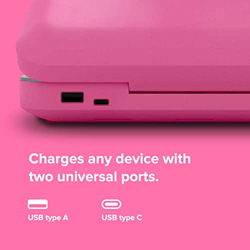 Image of PhoneSoap 3 UV Cell Phone Sanitizer and Dual Universal Cell Phone Charger | Patented and Clinically Proven UV Light Sanitizer | Cleans and Charges All Phones - Orchid