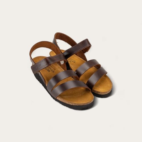 Image of NAOT Kayla Women's Sandals - Supportive 3-Strap Design with Backstrap, Cork & Latex Footbed - Arch Support - Travel-Friendly Comfortable Walking Sandals for All-Day Wear