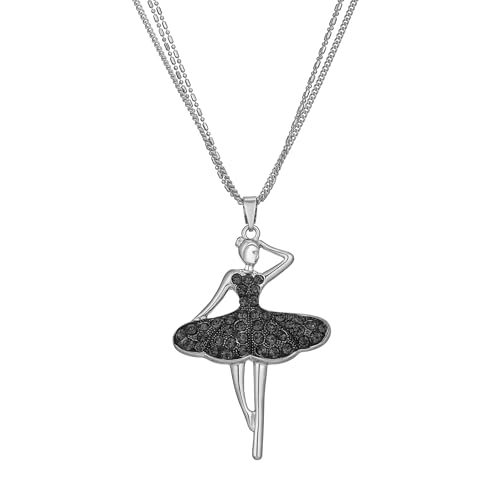 Dames Ballet Girl Collier Chaud, À La Mode, Sûr, Hypoallergénique, Sans Plomb et Sans Nickel, Cadeaux pour Anniversaire De Filles, Noël, Saint Valentin