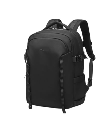 Backpack New Large Capacity Backpack Female Male Bags 14-15.6inch Travel Backpack Large Capacity(Black)