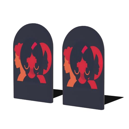 (2 PCS/1 Pairs) Wood Bookends Bohemian Mandala Boy Girl Decorative Wood Bookends for Student School Shelves Kids Room Desk Home Office Book Stoppers for Holiding Books 5x3 Inch