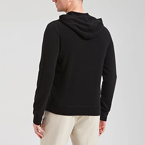 GreenMount Cashmere Sweater for Men Essential Base Hoodie Long Sleeve Pullover Sweater with Pocket2