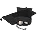 eBags Shoe Sleeves with Drawstring - For Travel - Set of 2 - (Black)