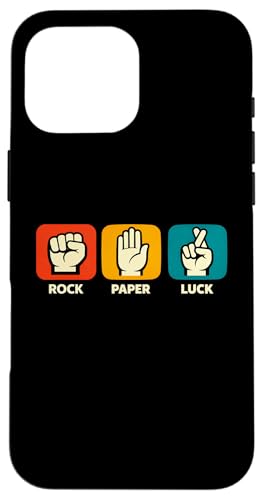 Rock Paper Luck Funny �|�W�e�B�u�o�C�u �C���X�s���[�V���� ���b�L�[ �X�}�z�P�[�X iPhone 16 Pro Max �p