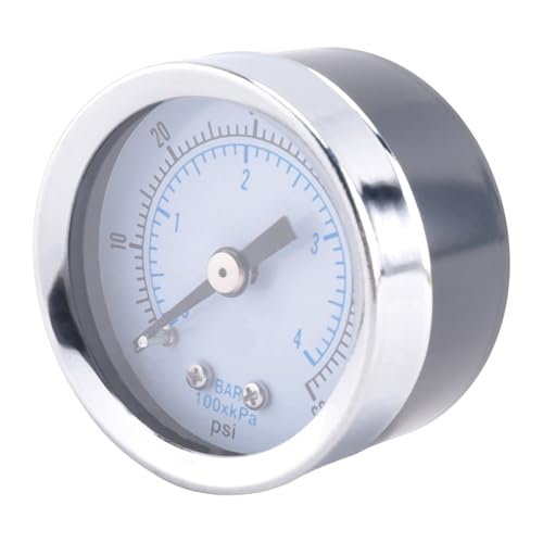 庭のホース散水メーター 0-60Psi ミニ圧力計 1/8"NPT エアコンプレッサー用油圧真空マノメーター
